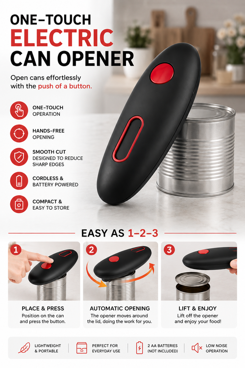 One-Touch Electric Can Opener