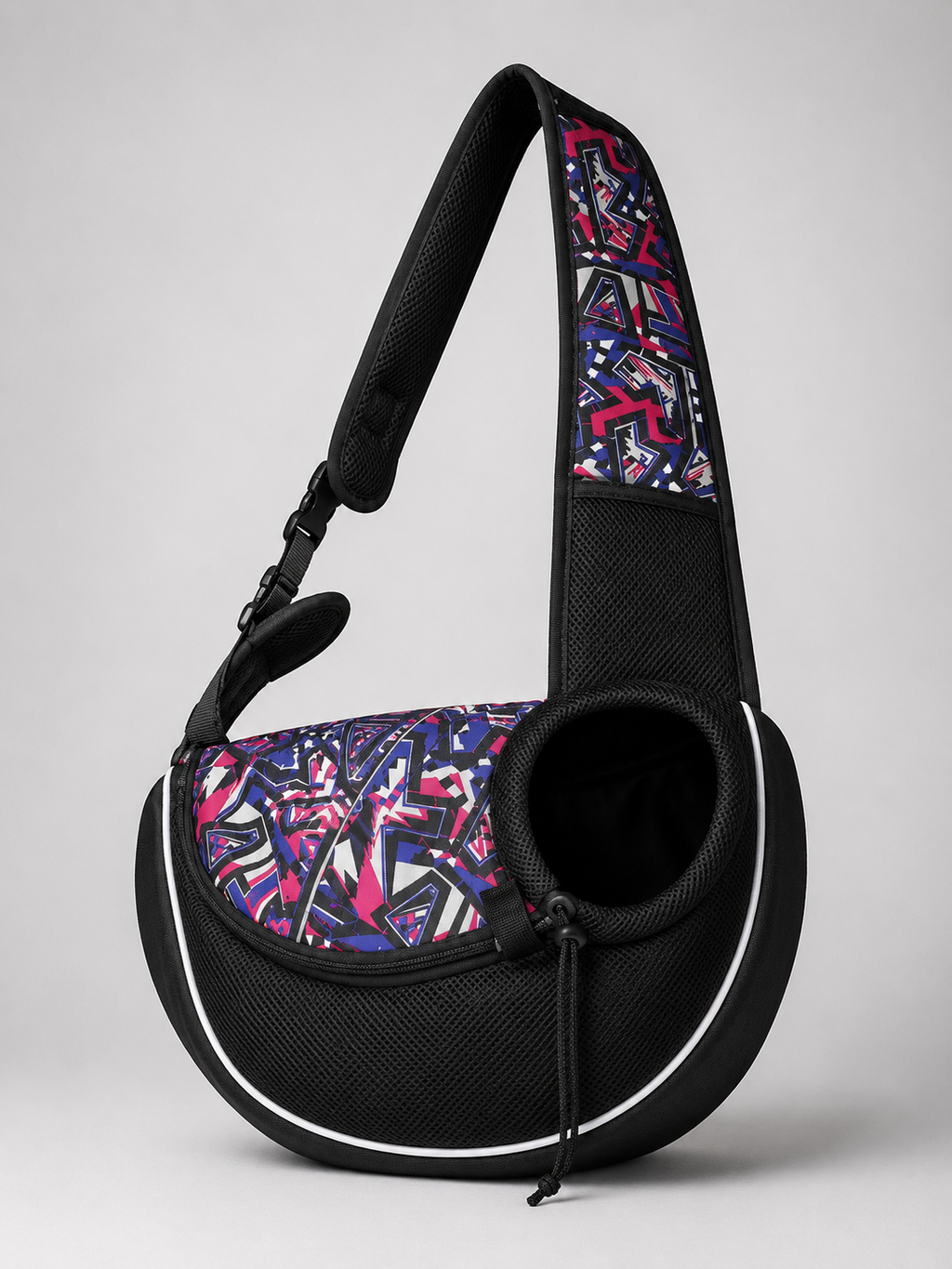 Hands-Free Crossbody Pet Carrier for Cats & Small Dogs