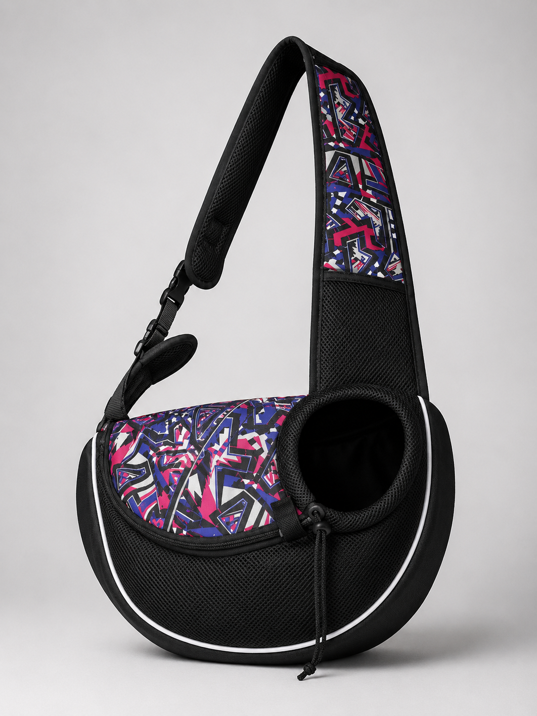 Hands-Free Crossbody Pet Carrier for Cats & Small Dogs